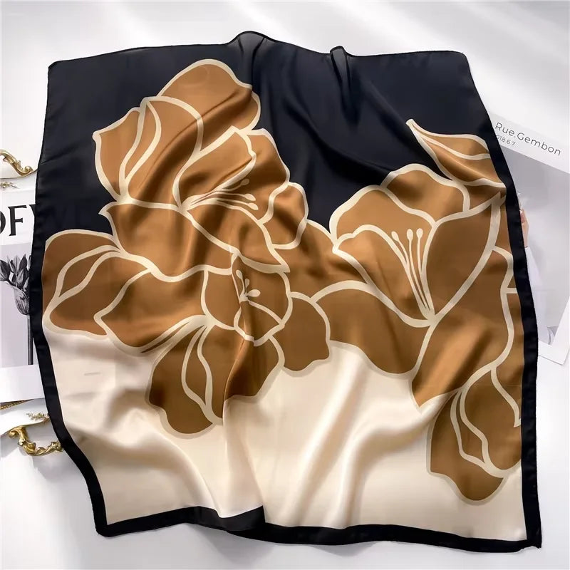 Pixor 68cm Plaid Printed Scarf Women