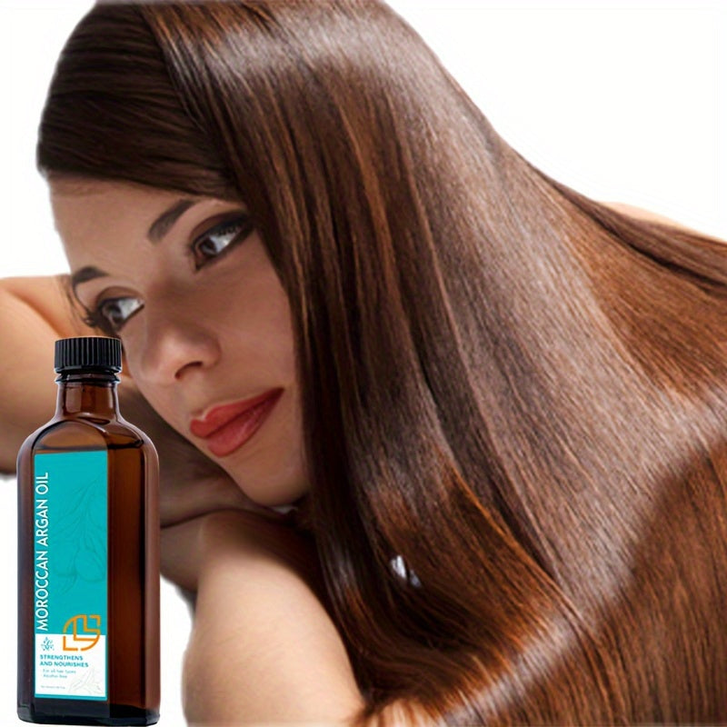 Pixor 3.38oz Moroccan Argan Oil - Strengthening & Nourishing, Alcohol-Free, Suitable for Normal Hair Types, Hydrating Effect