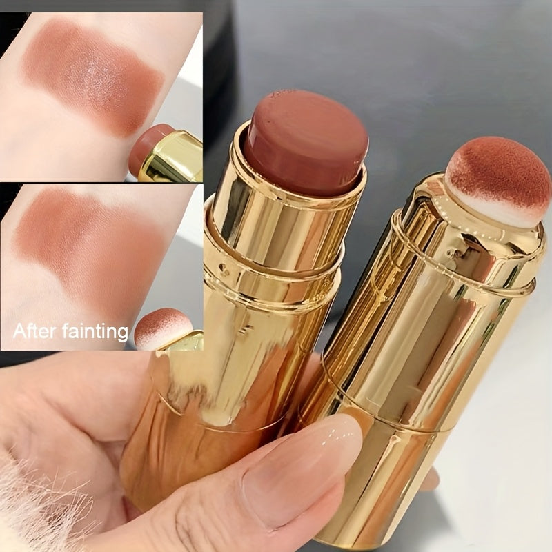Pixor Waterproof Dual-Ended Blush Stick - Matte Finish, Buildable Coverage for All Skin Tones