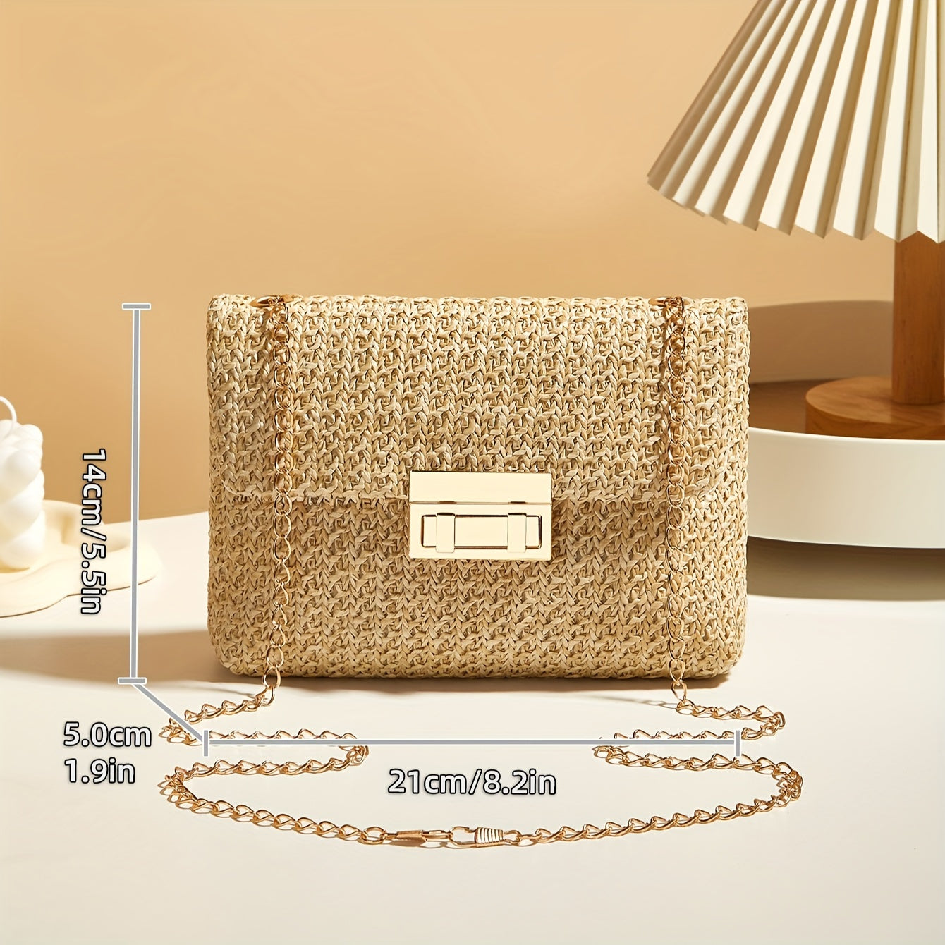 Pixor Chain Strap Crossbody Bag - Elegant Style Women's Bag For Occasion Theme And Banquet Outfits