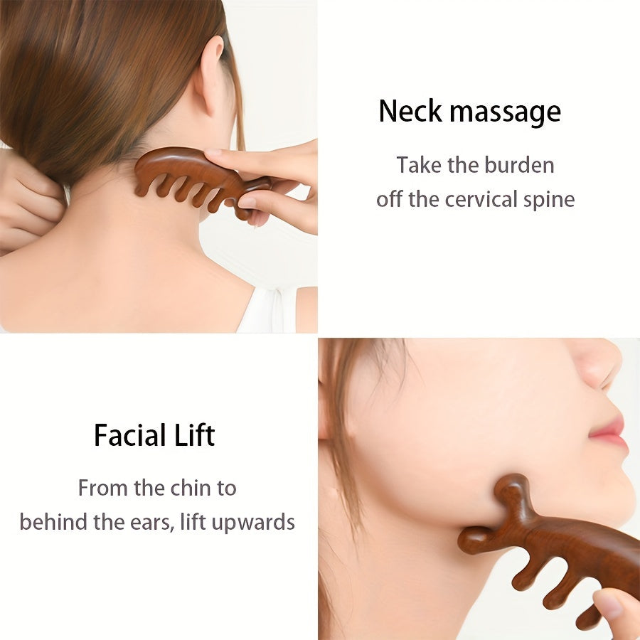 Pixor Wide-Tooth Massage Comb with Dolphin-Shaped Design Hair Care Tool for Relaxation and Relaxation, Massage Comb