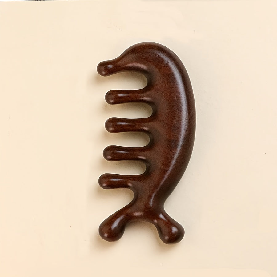 Pixor Wide-Tooth Massage Comb with Dolphin-Shaped Design Hair Care Tool for Relaxation and Relaxation, Massage Comb