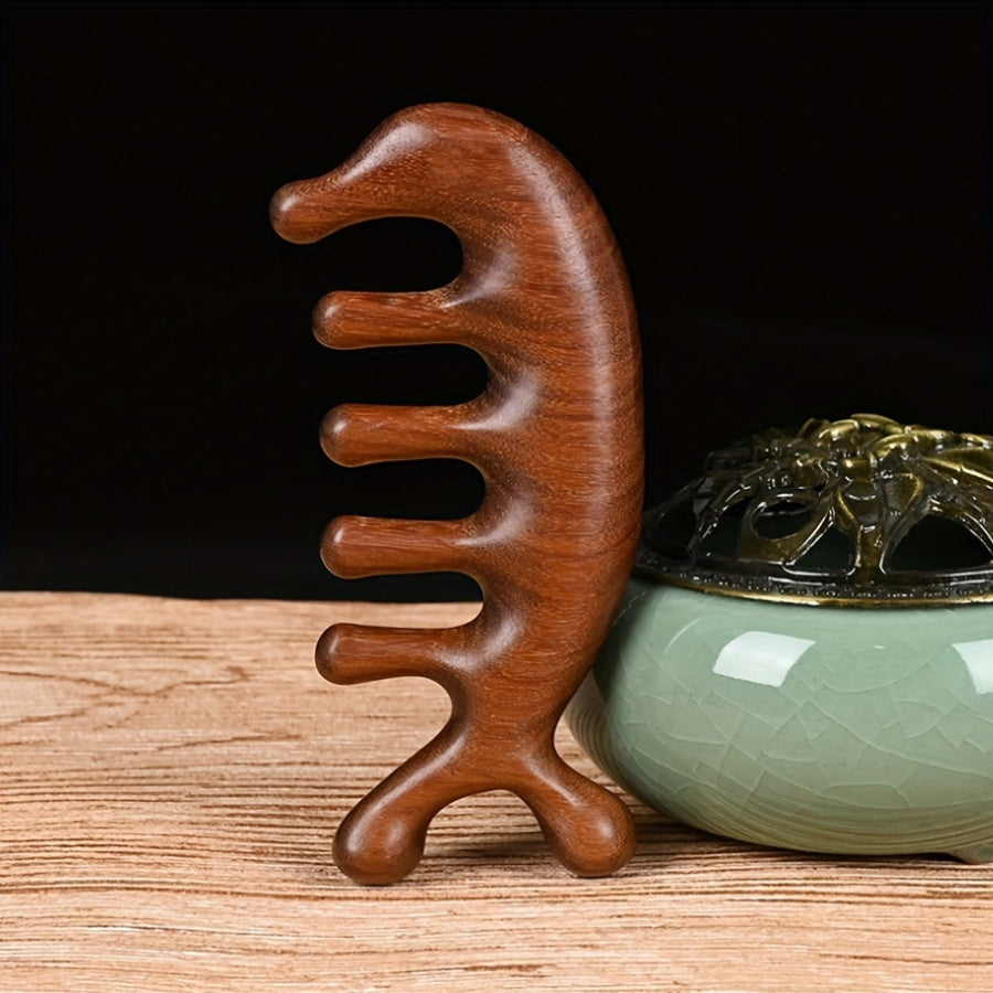 Pixor Wide-Tooth Massage Comb with Dolphin-Shaped Design Hair Care Tool for Relaxation and Relaxation, Massage Comb