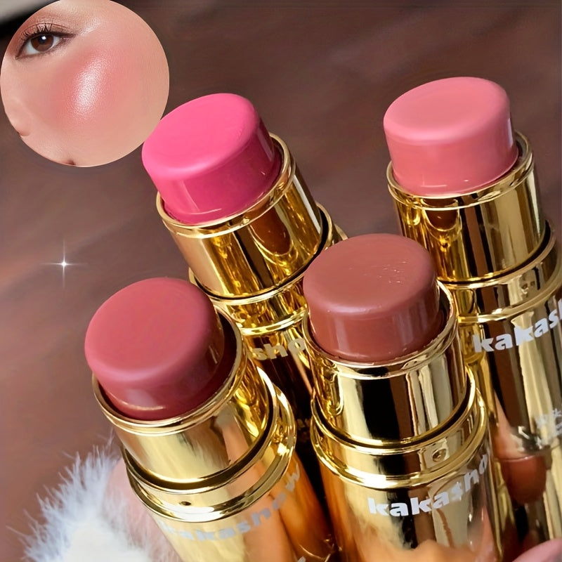 Pixor Waterproof Dual-Ended Blush Stick - Matte Finish, Buildable Coverage for All Skin Tones