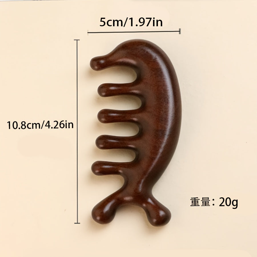 Pixor Wide-Tooth Massage Comb with Dolphin-Shaped Design Hair Care Tool for Relaxation and Relaxation, Massage Comb