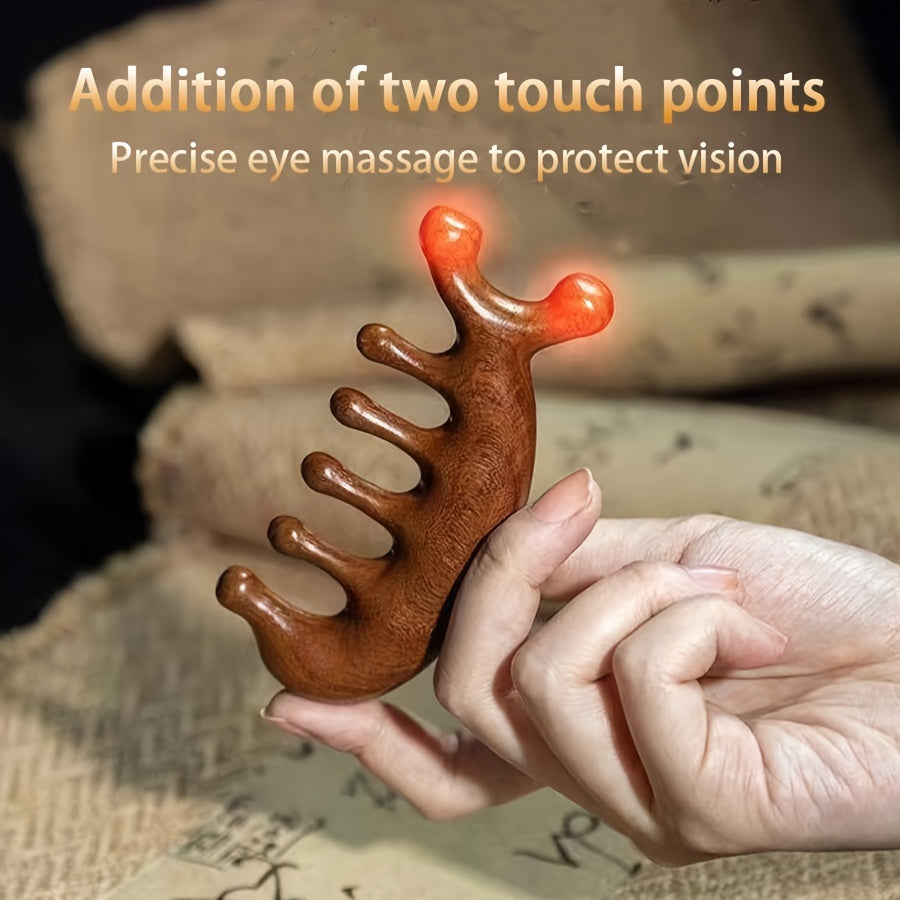 Pixor Wide-Tooth Massage Comb with Dolphin-Shaped Design Hair Care Tool for Relaxation and Relaxation, Massage Comb