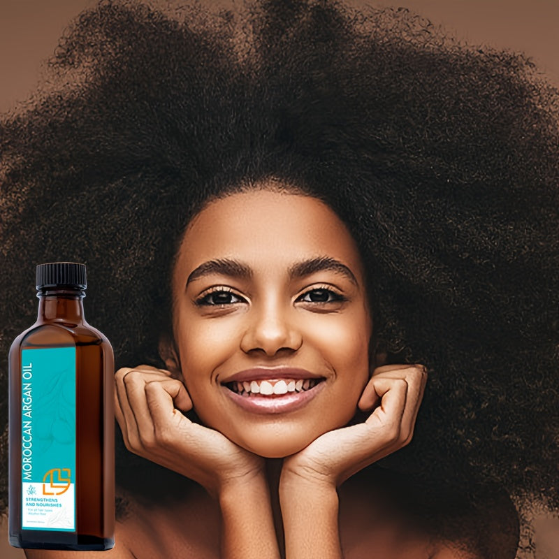 Pixor 3.38oz Moroccan Argan Oil - Strengthening & Nourishing, Alcohol-Free, Suitable for Normal Hair Types, Hydrating Effect