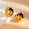 Pixor High-End Stainless Steel Cross-Border European American Stud Earrings for Women