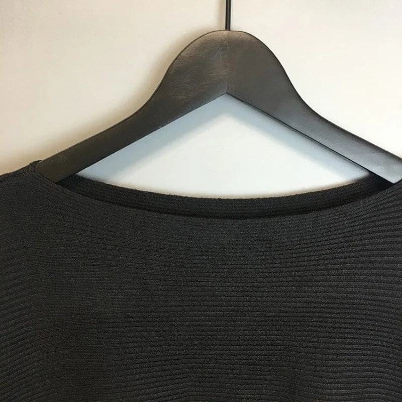 Pixor Commuting OL Style Long Sleeve Solid Color