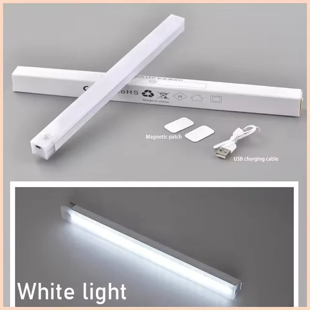Cabinet Light USB Rechargeable Motion Sensor LED Bar Light Induction Night Light Portable Kitchen