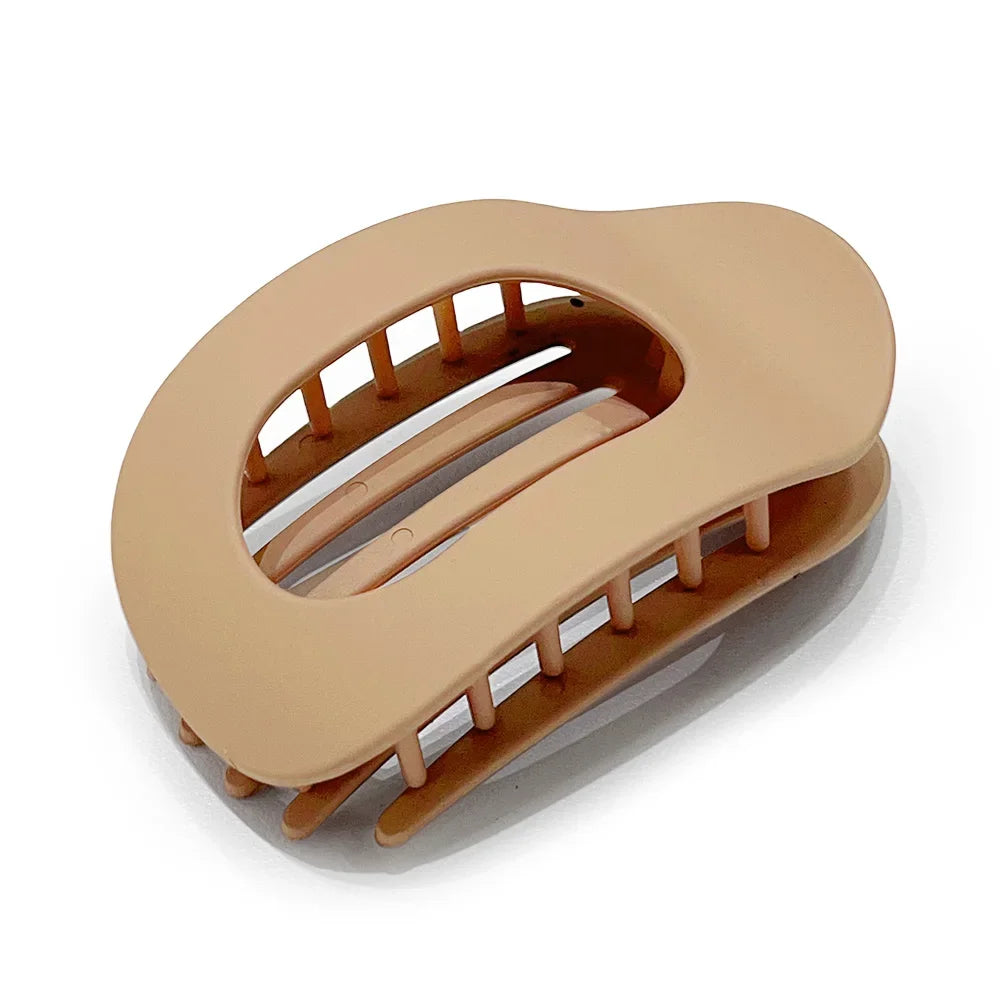 Pixor Fashion Oval Hair Claw Clip for Women New Design Leopard Matte