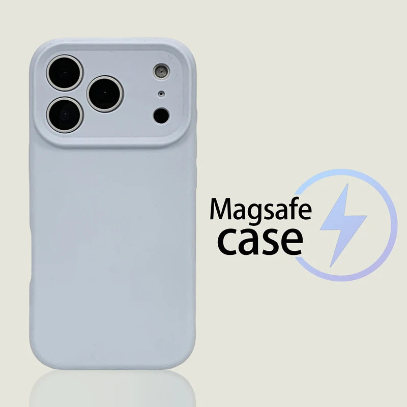 Pixor Original Liquid Silicone MagSafe Armor Case For iPhone 17 17pro max Air 16Pro 16