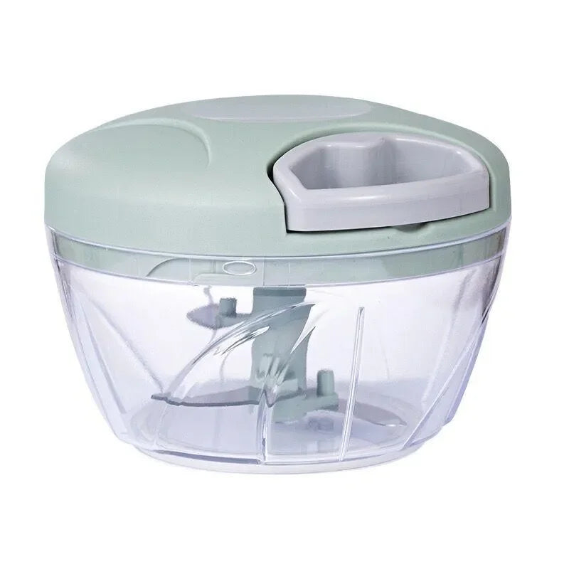 500/900ML Manual Meat Mincer Garlic Chopper Rotate Garlic Press Crusher Vegetable Onion Cutter