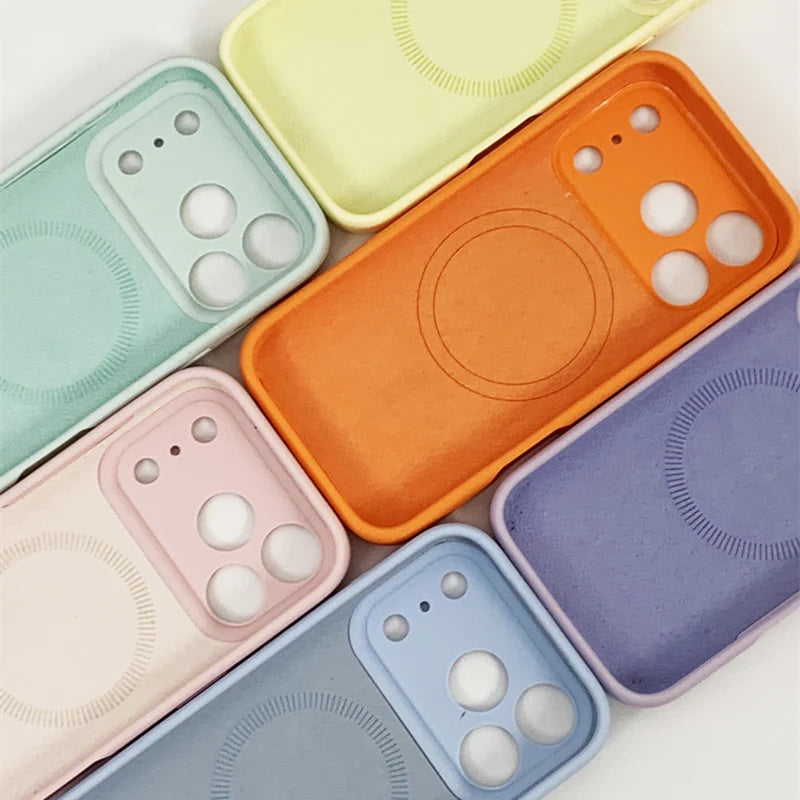 Pixor Original Liquid Silicone MagSafe Armor Case For iPhone 17 17pro max Air 16Pro 16