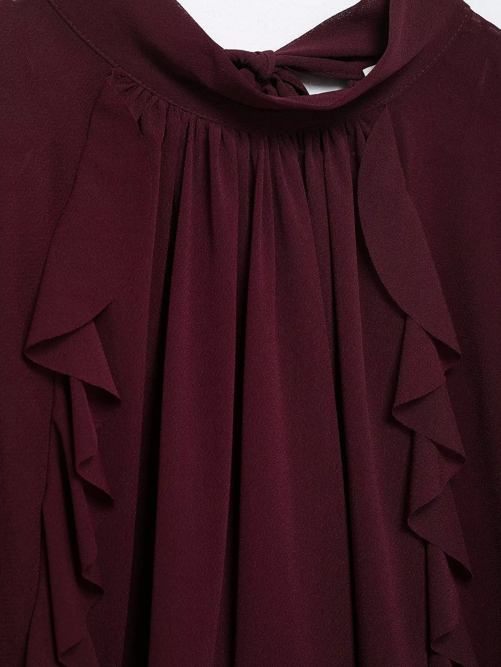 Zevity 2025 Women Fashion Stand Collar Pleat Ruffles Loose Cloak Blouse
