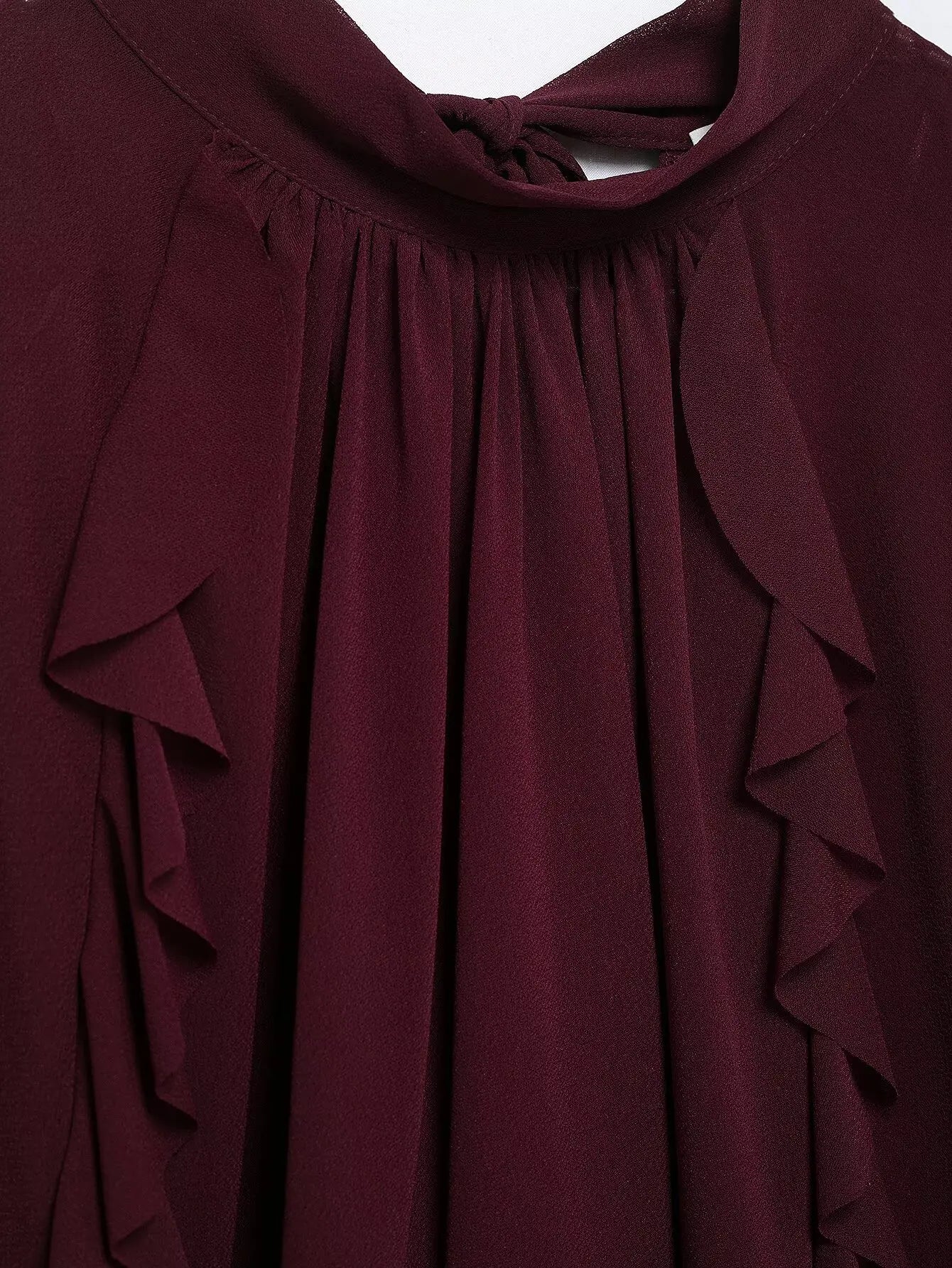 Zevity 2025 Women Fashion Stand Collar Pleat Ruffles Loose Cloak Blouse