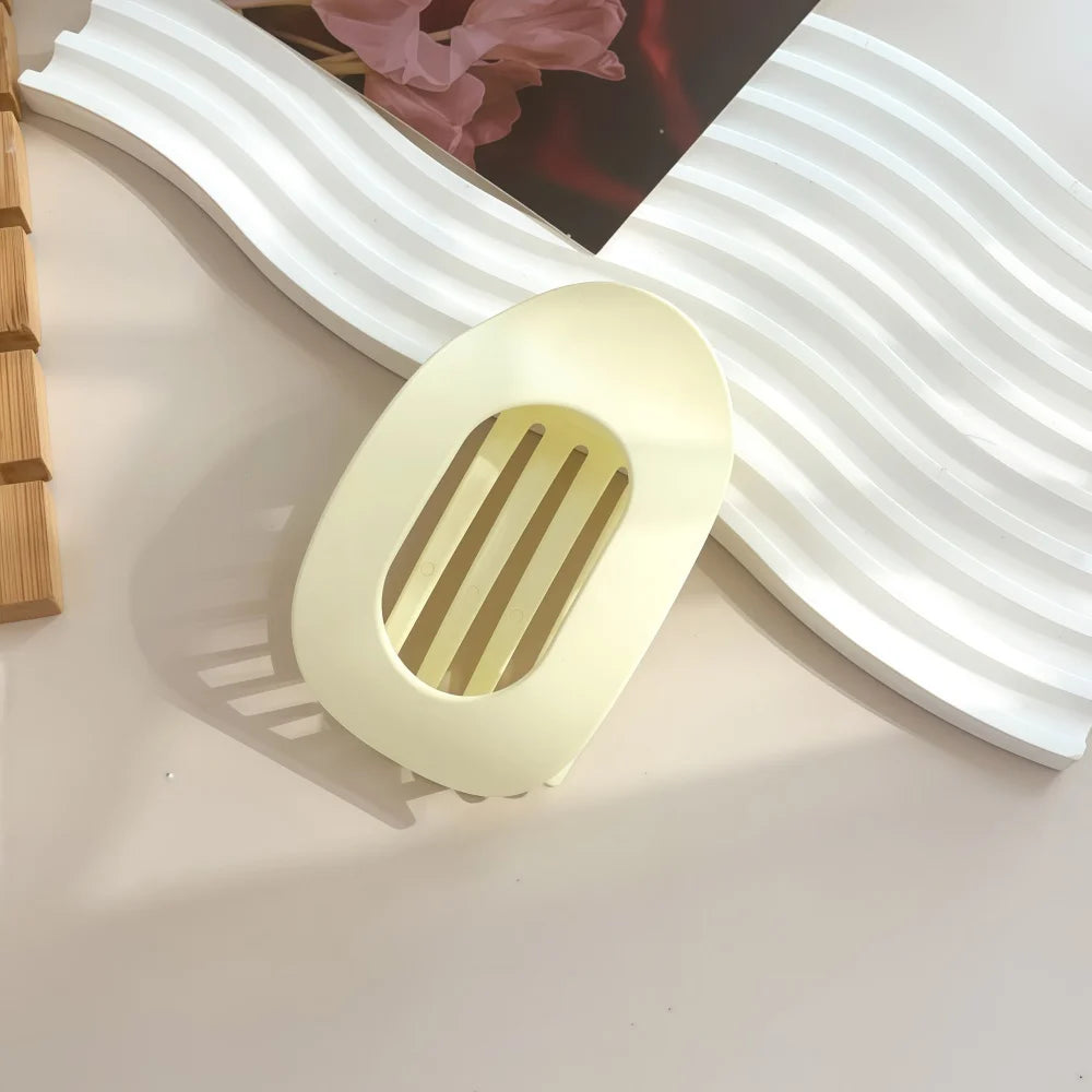 Pixor Fashion Oval Hair Claw Clip for Women New Design Leopard Matte