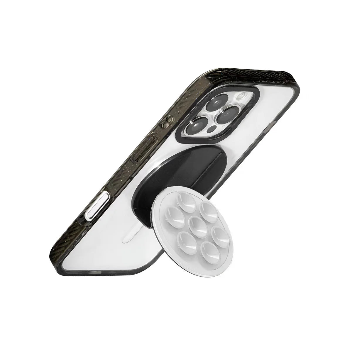 Pixor Phone Accessories Flower Sucker Magnetic Folding Phone Stand for IPhone 17 Pro Max