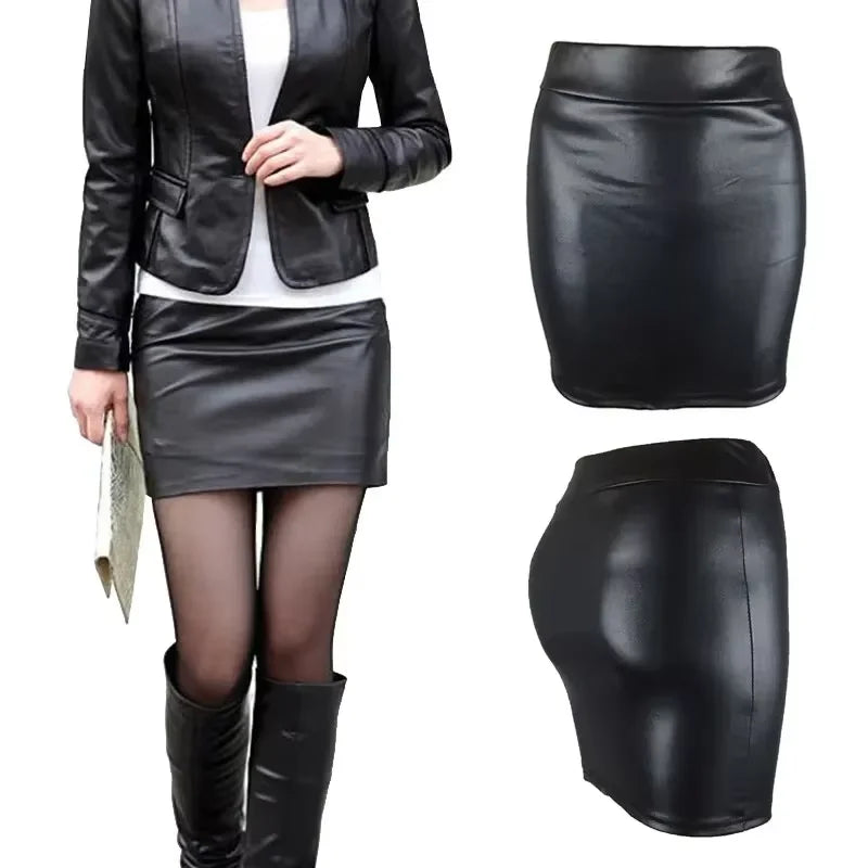 Pixor Women Summer Mini Skirts High-waist Slim Fittness Hip Pencil Skirts