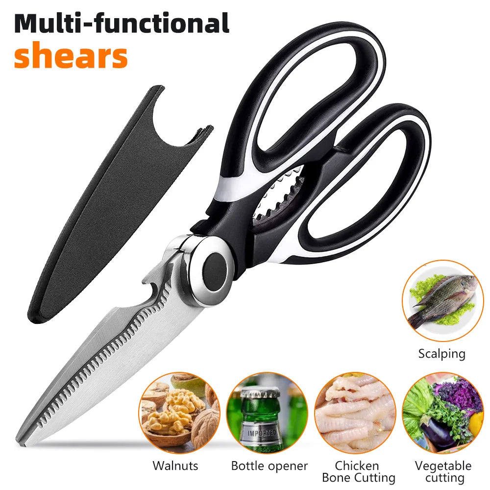 Pixor Multifunctional Scissors Kitchen Stainless Steel Scissors
