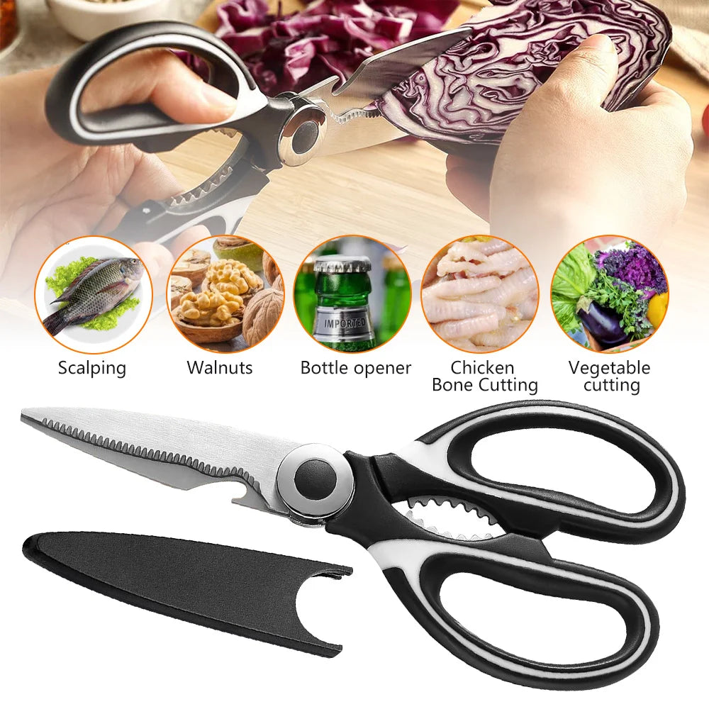 Pixor Multifunctional Scissors Kitchen Stainless Steel Scissors