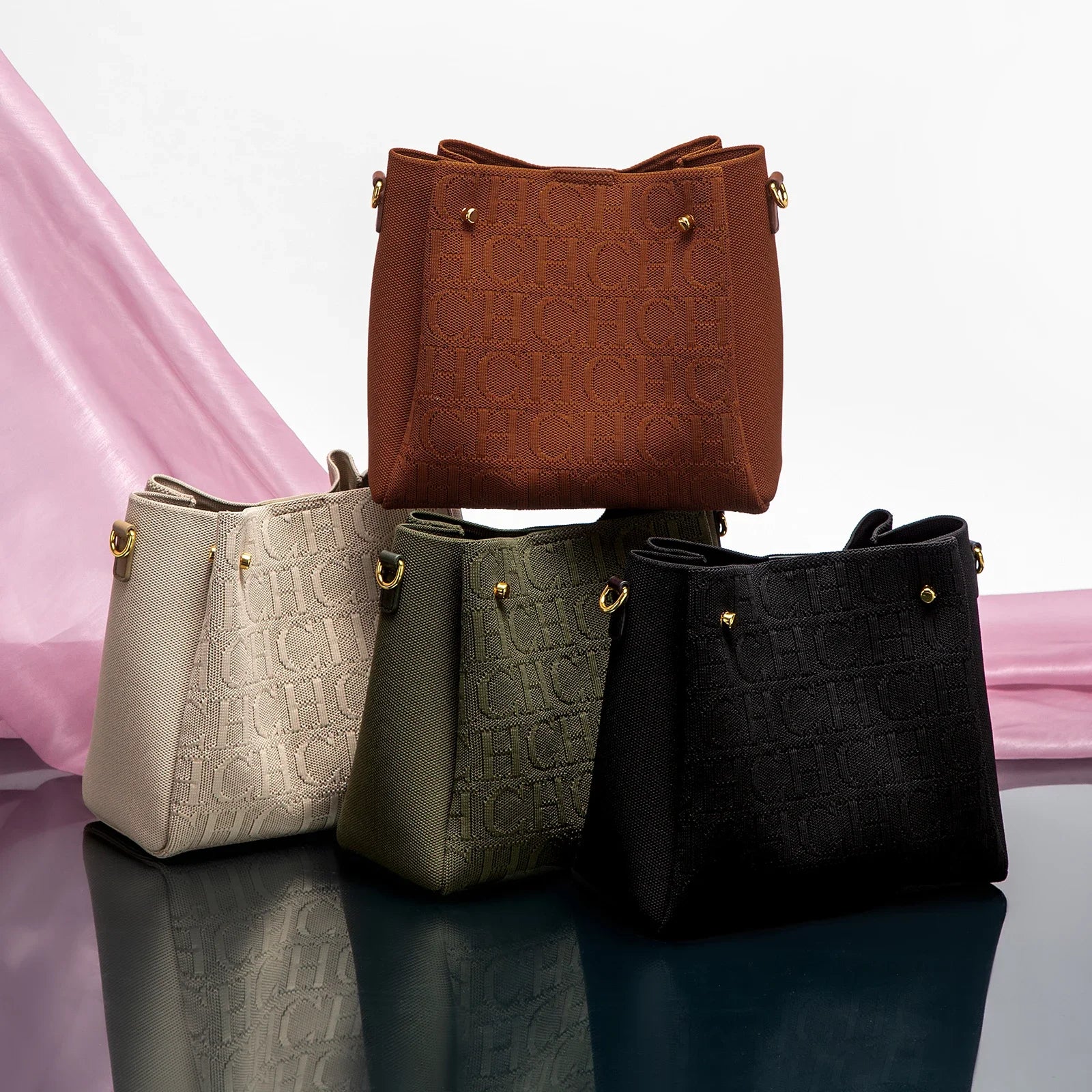 Pixor Crossbody Elegant Design Sense Letters Drawstring Design Brand Women's Bag
