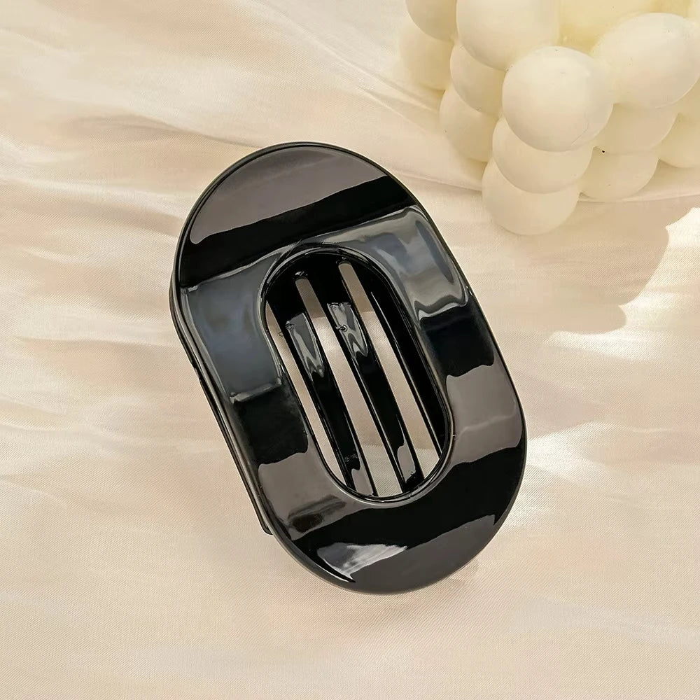 Pixor Fashion Oval Hair Claw Clip for Women New Design Leopard Matte