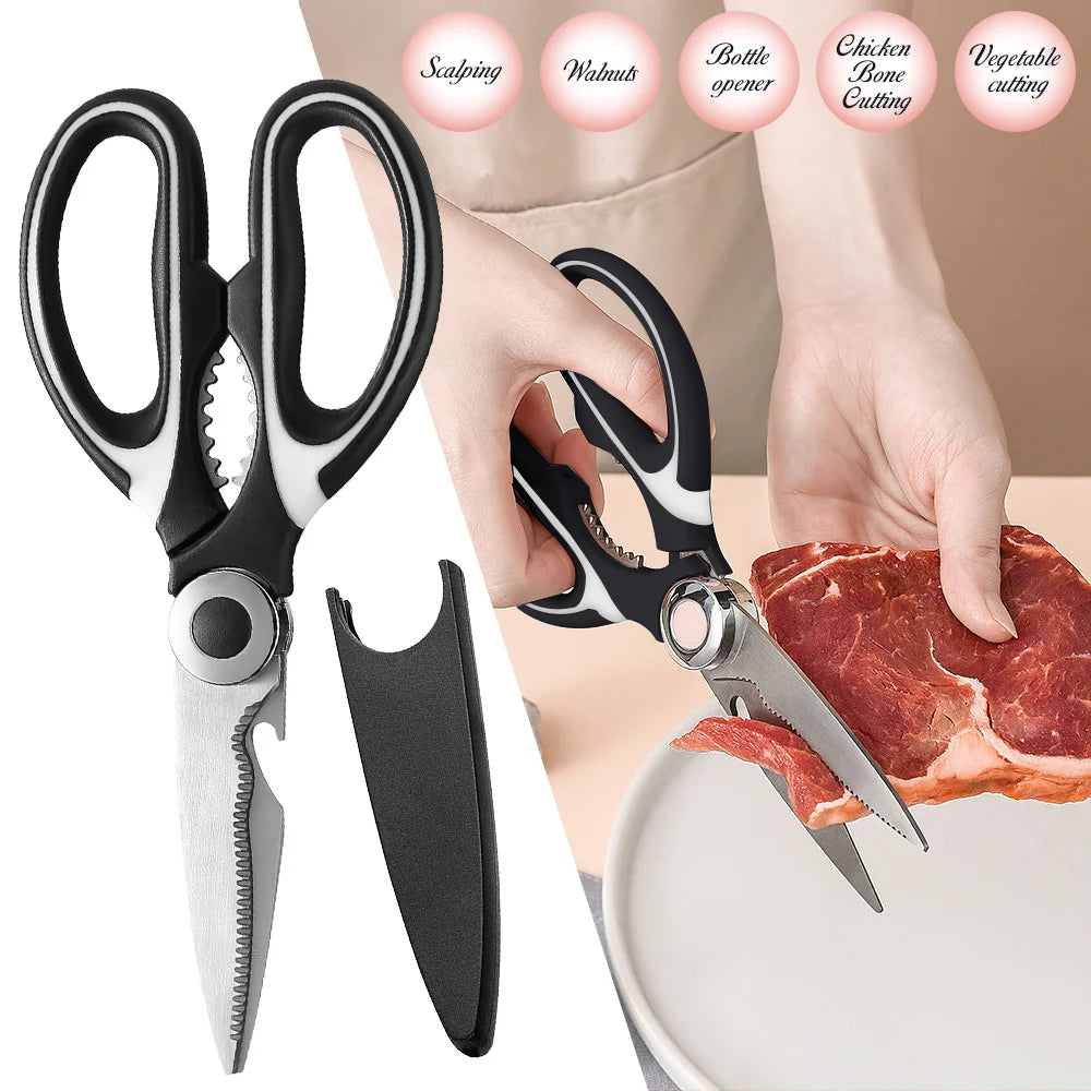 Pixor Multifunctional Scissors Kitchen Stainless Steel Scissors