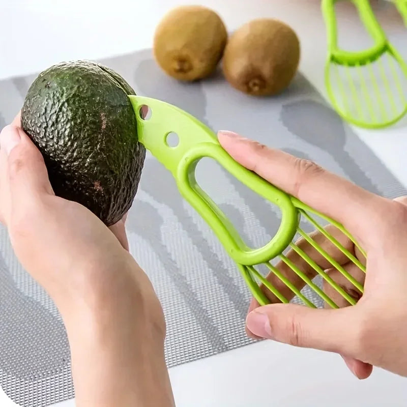 Pixor Multifunctional 3 in 1 Avocado Slicer, Outdoor Home Kitchen Camping Accessories Tools