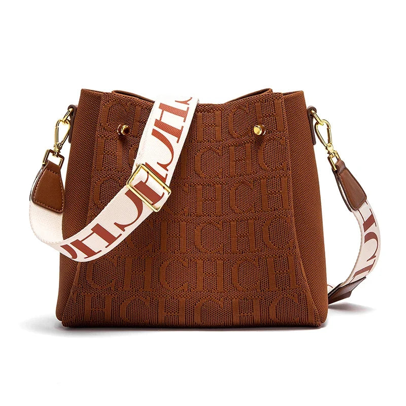 Pixor Crossbody Elegant Design Sense Letters Drawstring Design Brand Women's Bag