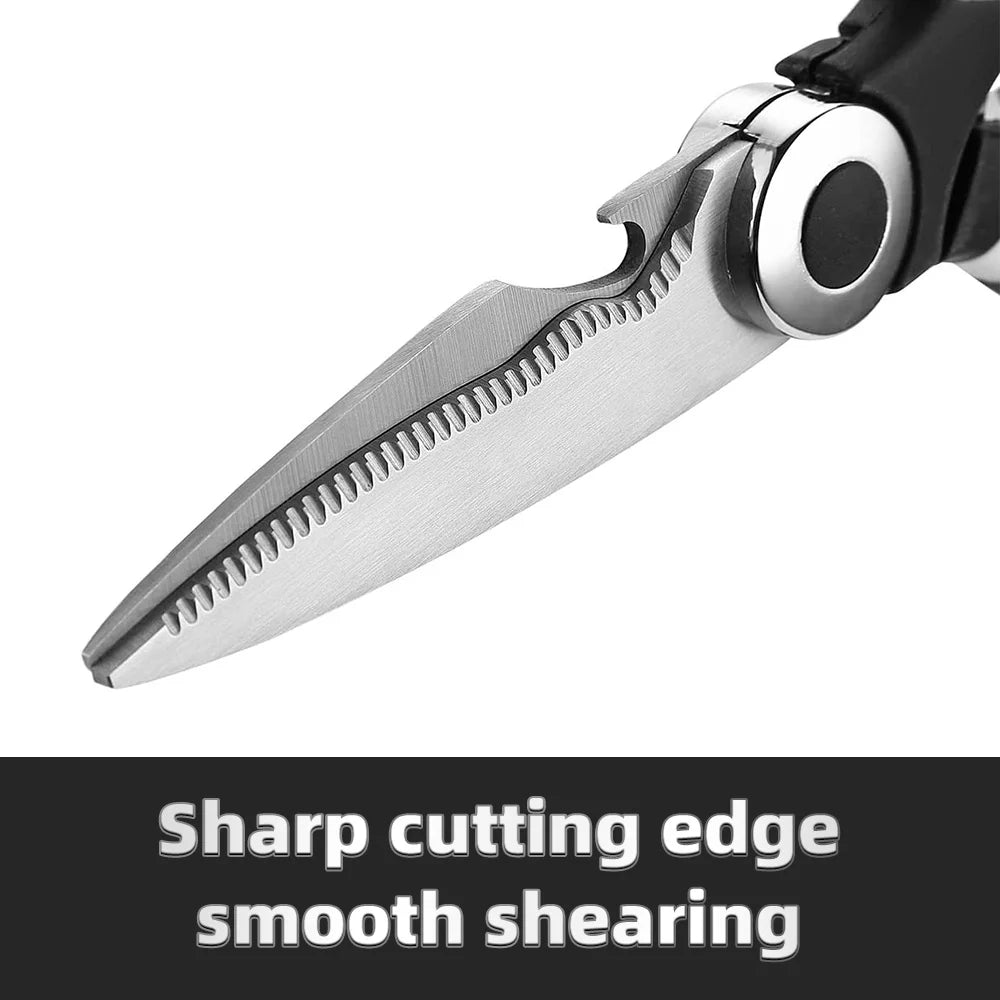 Pixor Multifunctional Scissors Kitchen Stainless Steel Scissors
