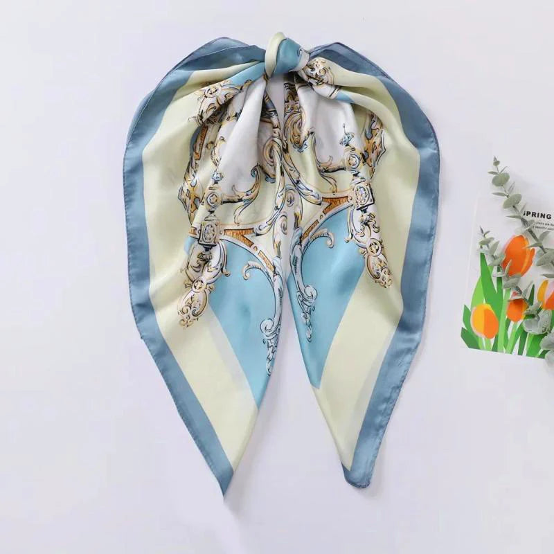Pixor Luxury Print Spring Neck Tie Shawl