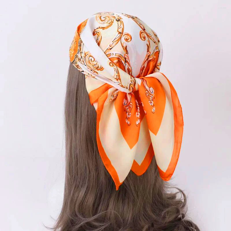 Pixor Luxury Print Spring Neck Tie Shawl