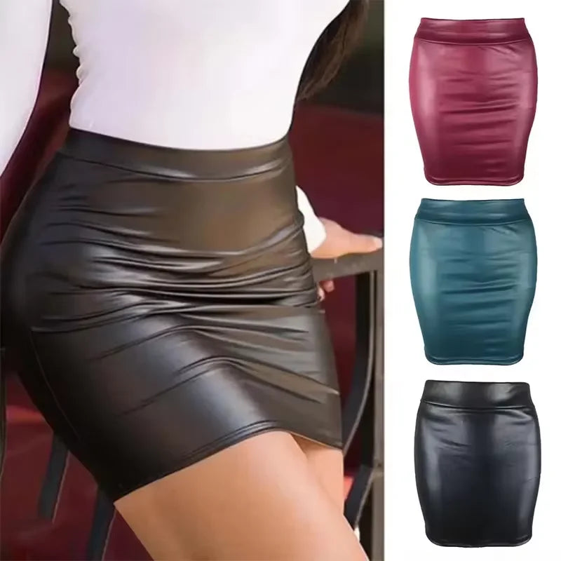 Pixor Women Summer Mini Skirts High-waist Slim Fittness Hip Pencil Skirts