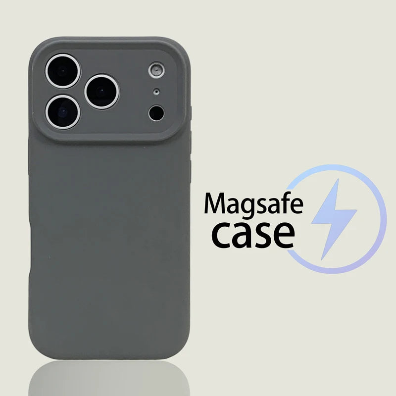 Pixor Original Liquid Silicone MagSafe Armor Case For iPhone 17 17pro max Air 16Pro 16