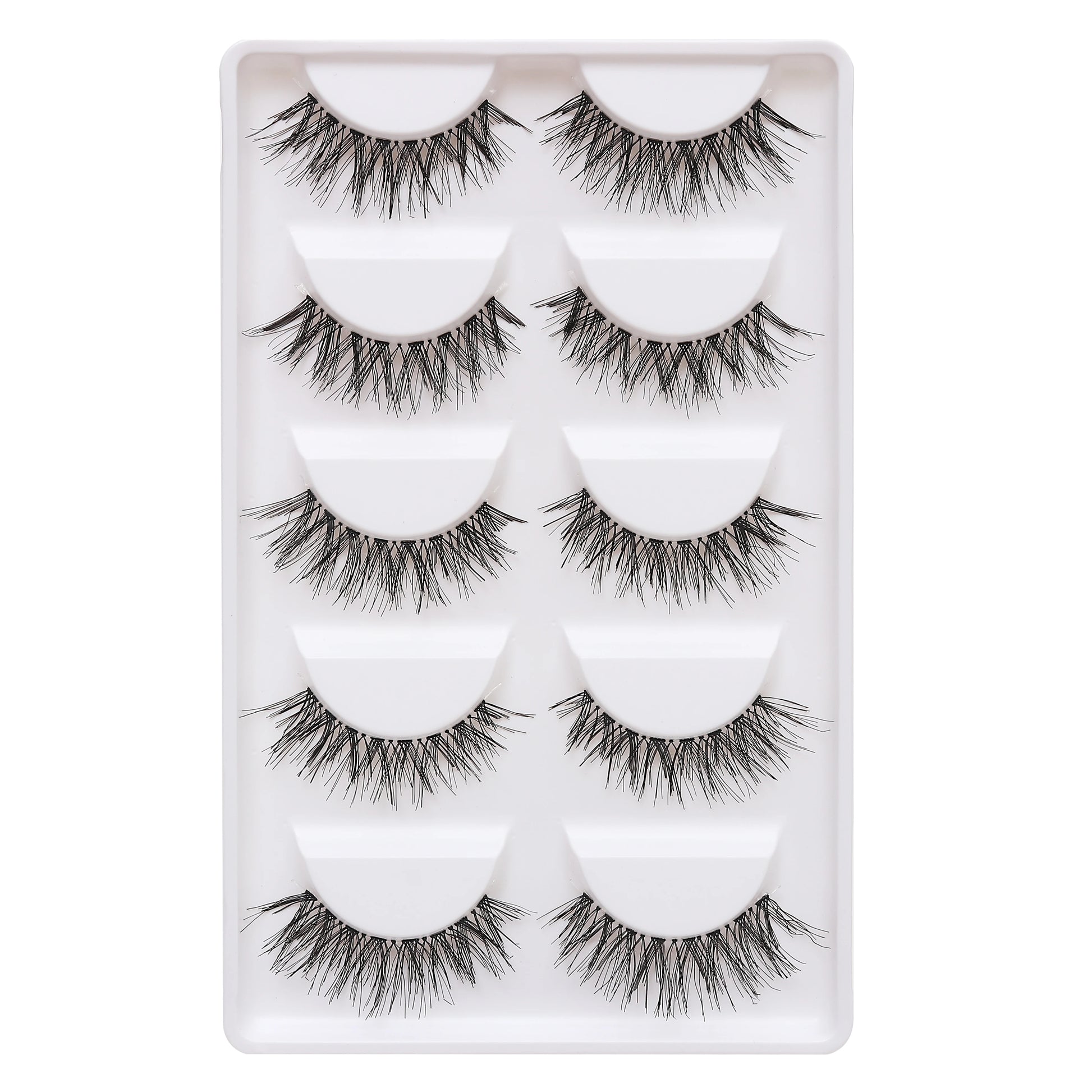 Pixor 5 Pairs Individual Lashes Wispy Women Makeup Eyelash Extension Natural