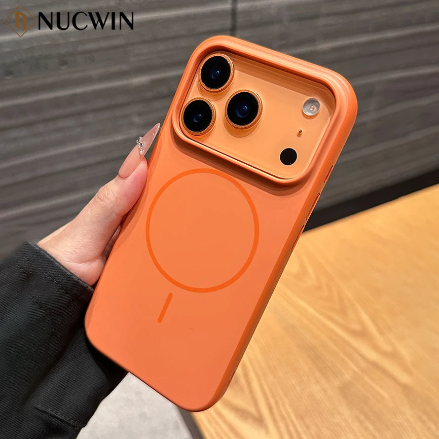 Pixor Fine Magnetic Charging Phone Case for iPhone 17 Pro Max 16 Pro Max 17Pro 17Air