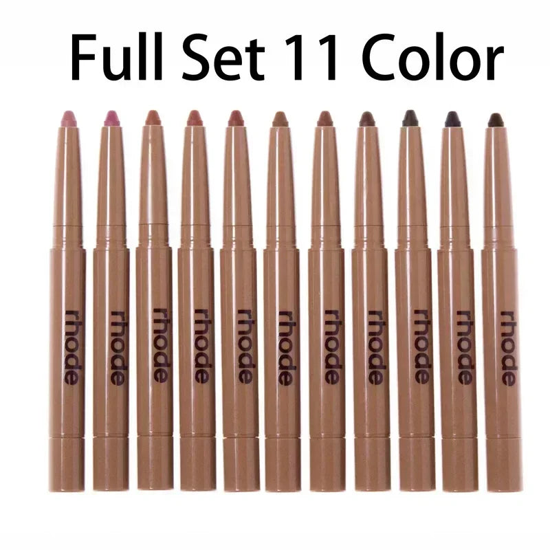 Pixor New Brand 21 Color Mix Decorate Lip Shape Lipliner Durable Lip Color Pen