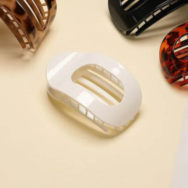 Pixor Fashion Oval Hair Claw Clip for Women New Design Leopard Matte