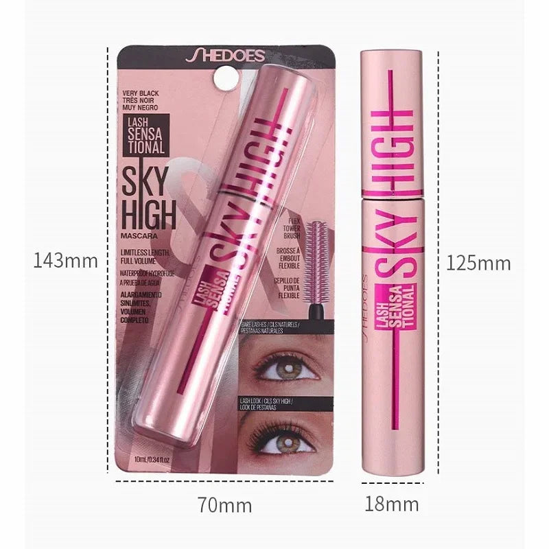 Pixor 4D Mascara Lengthening Waterproof Thick Curling Lasting Eyelash Extension Black Mascara