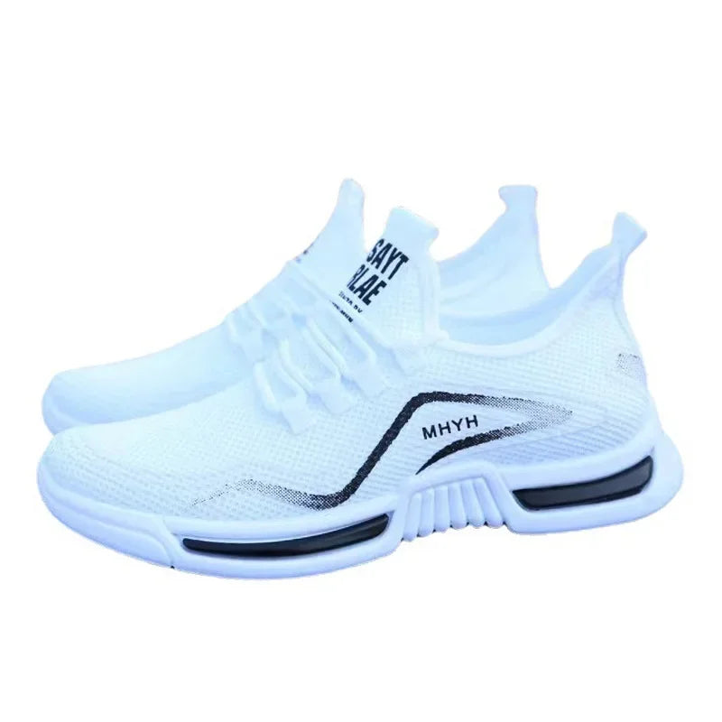 Pixor Men Shoes Slip on Fashion Sneakers Breathable Gym Training Walking Tennis Shoes
