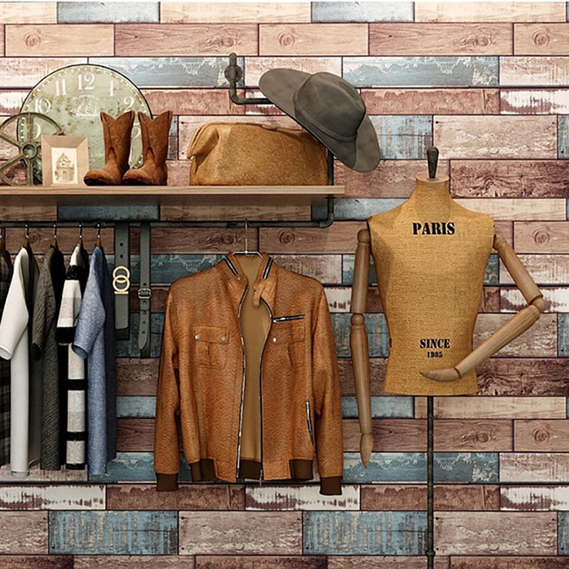 Pixor Various 3D Faux Brick Self Adhesive Vinyl Wallpaper