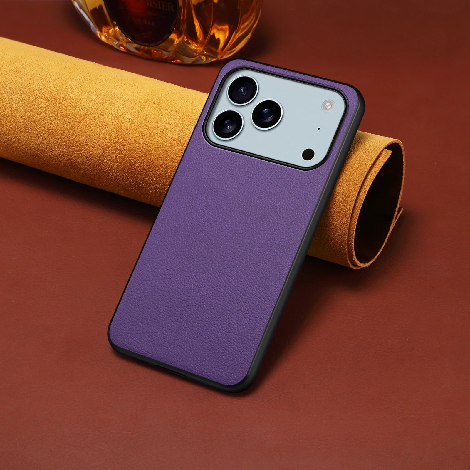 Pixor For iPhone 17Air 17Pro Max Luxury PU Leather Phone Back Case Cover for iPhone 17 17Air 17 Pro Max