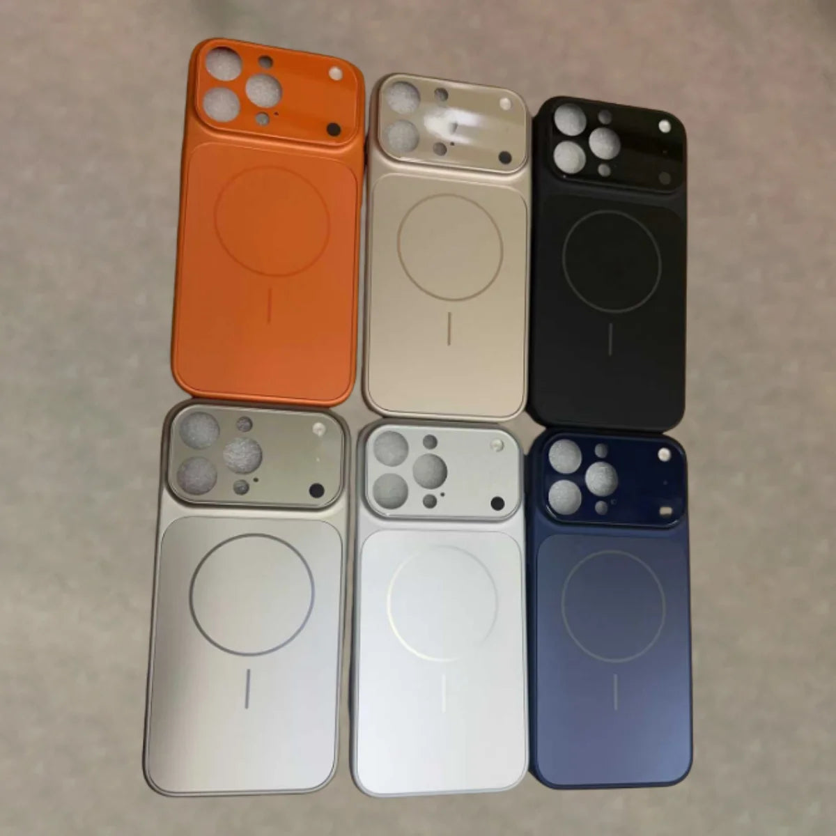 Pixor Original AG Nano Frosted Glass For Magsafe Phone Case For iPhone 17 Air 16 15 14 13 Pro Max Magnetic Wireless Charge Armor Cover