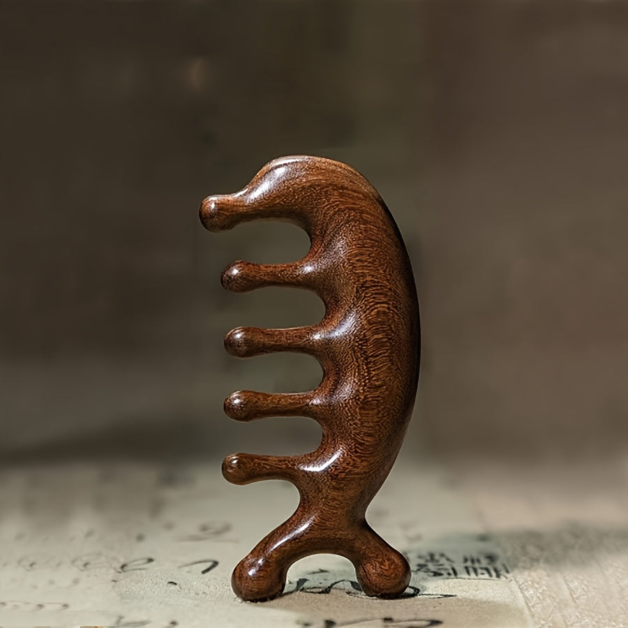 Pixor Wide-Tooth Massage Comb with Dolphin-Shaped Design Hair Care Tool for Relaxation and Relaxation, Massage Comb