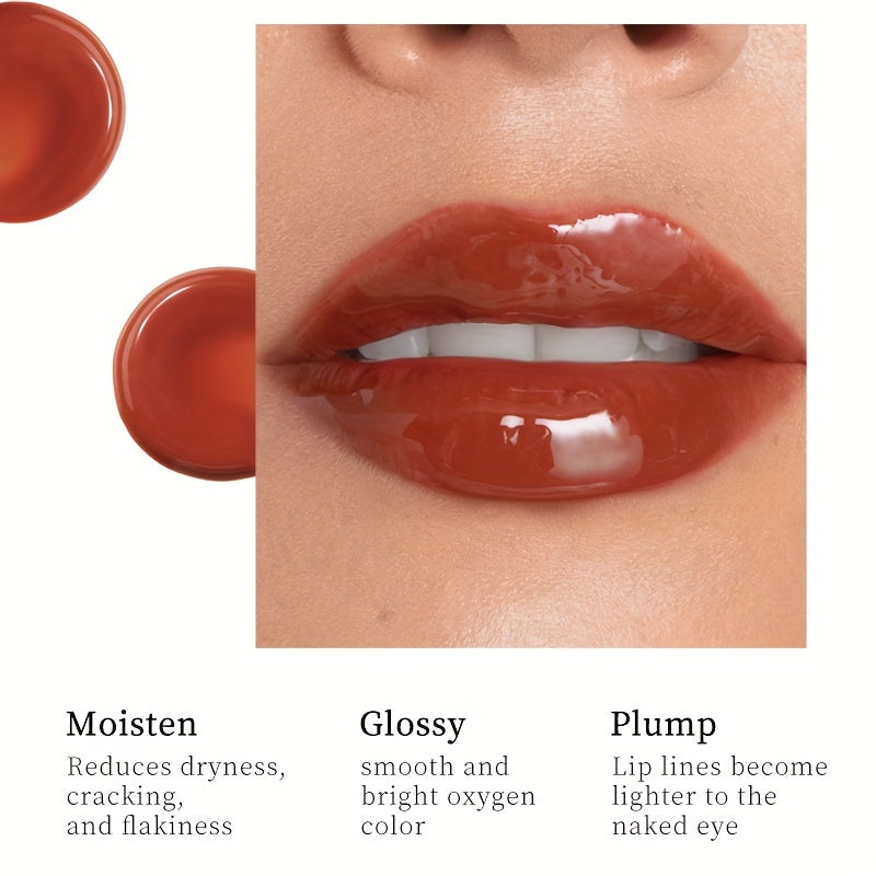 Pixor O'CHEAL Hydrating Lip Oil & Gloss - Moisturizing, Plumping Effect, Matte Finish