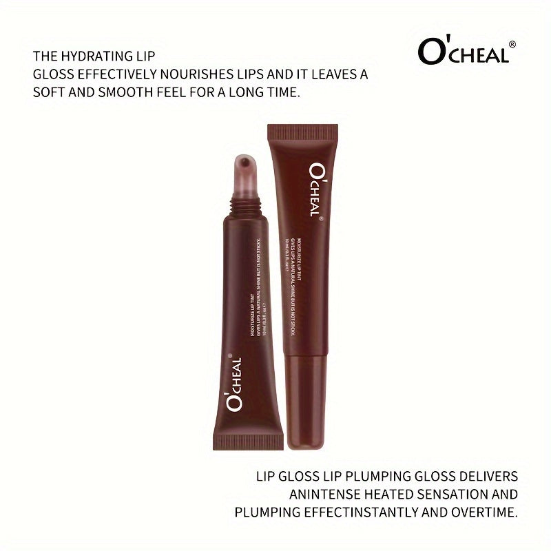 Pixor O'CHEAL Hydrating Lip Oil & Gloss - Moisturizing, Plumping Effect, Matte Finish