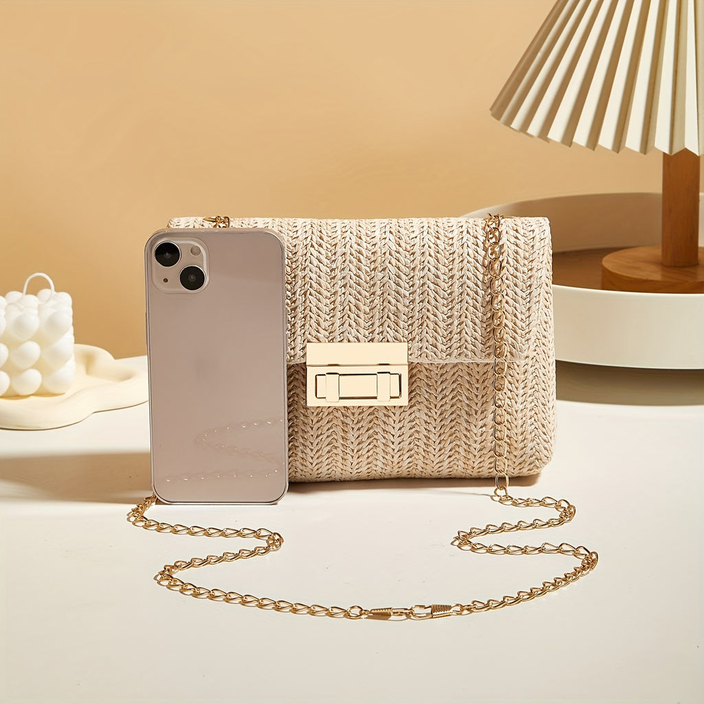 Pixor Chain Strap Crossbody Bag - Elegant Style Women's Bag For Occasion Theme And Banquet Outfits