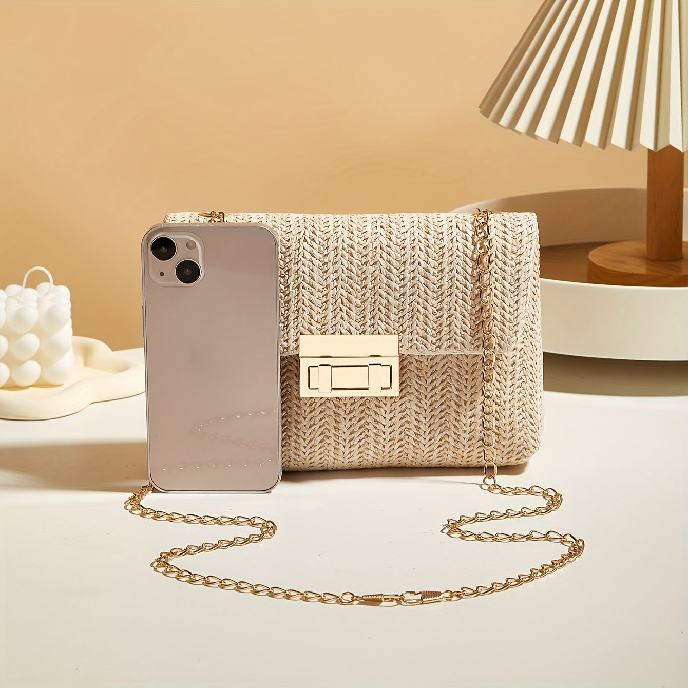 Pixor Chain Strap Crossbody Bag - Elegant Style Women's Bag For Occasion Theme And Banquet Outfits