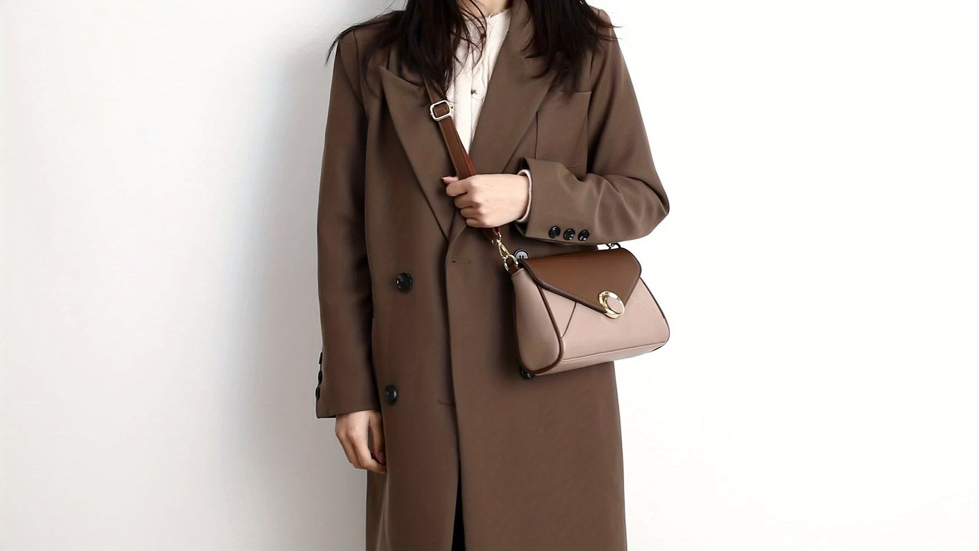 Pixor Stylish Two-Tone Women’s Crossbody Bag